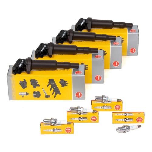 NGK Zündspule 48206 + Zündkerze 6002 Bild NGK Zündspule 48206 + Zündkerze 6002