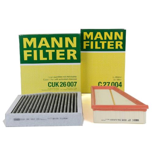 MANN-FILTER Filter, Innenraumluft CUK 26 007 + Luftfilter C 27 004 Bild MANN-FILTER Filter, Innenraumluft CUK 26 007 + Luftfilter C 27 004