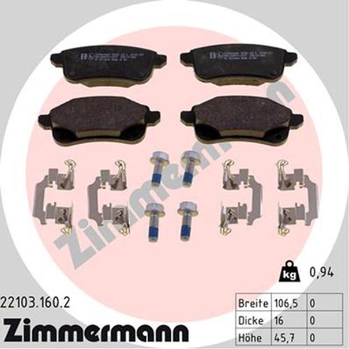 ZIMMERMANN Bremsscheiben + Radlager + Bremsbeläge RENAULT Espace 5 (JR_) hinten Bild ZIMMERMANN Bremsscheiben + Radlager + Bremsbeläge RENAULT Espace 5 (JR_) hinten