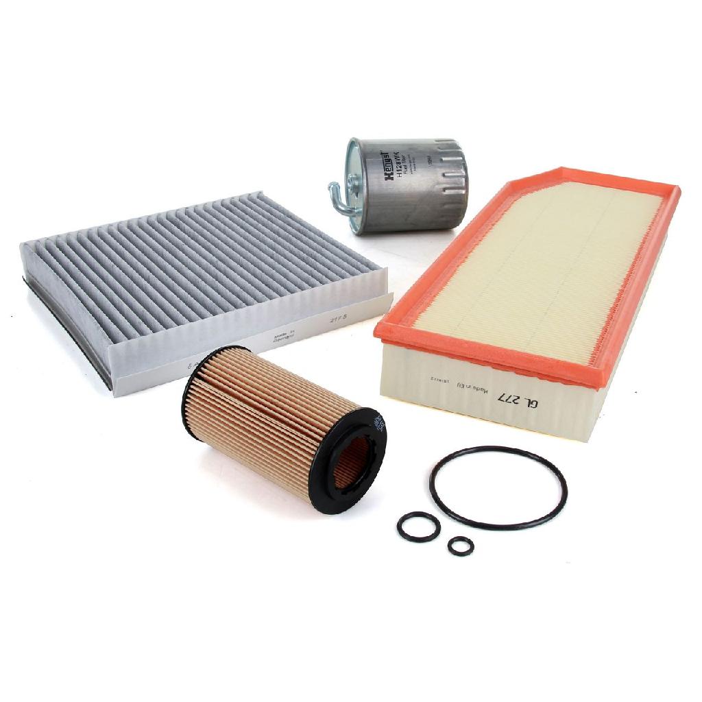 Filterset Filterpaket für MERCEDES M-KLASSE W163 ML 270 CDI 163 PS ab 04.2000