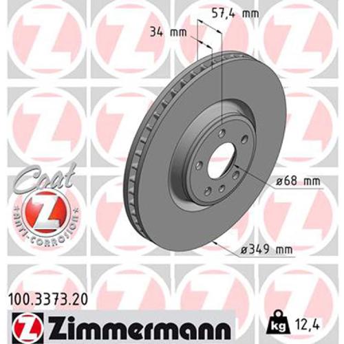 ZIMMERMANN Bremsscheiben + Beläge + Wako AUDI A4 S4 (B9) A5 S5 (F5) Q5 (FY) vorne Bild ZIMMERMANN Bremsscheiben + Beläge + Wako AUDI A4 S4 (B9) A5 S5 (F5) Q5 (FY) vorne