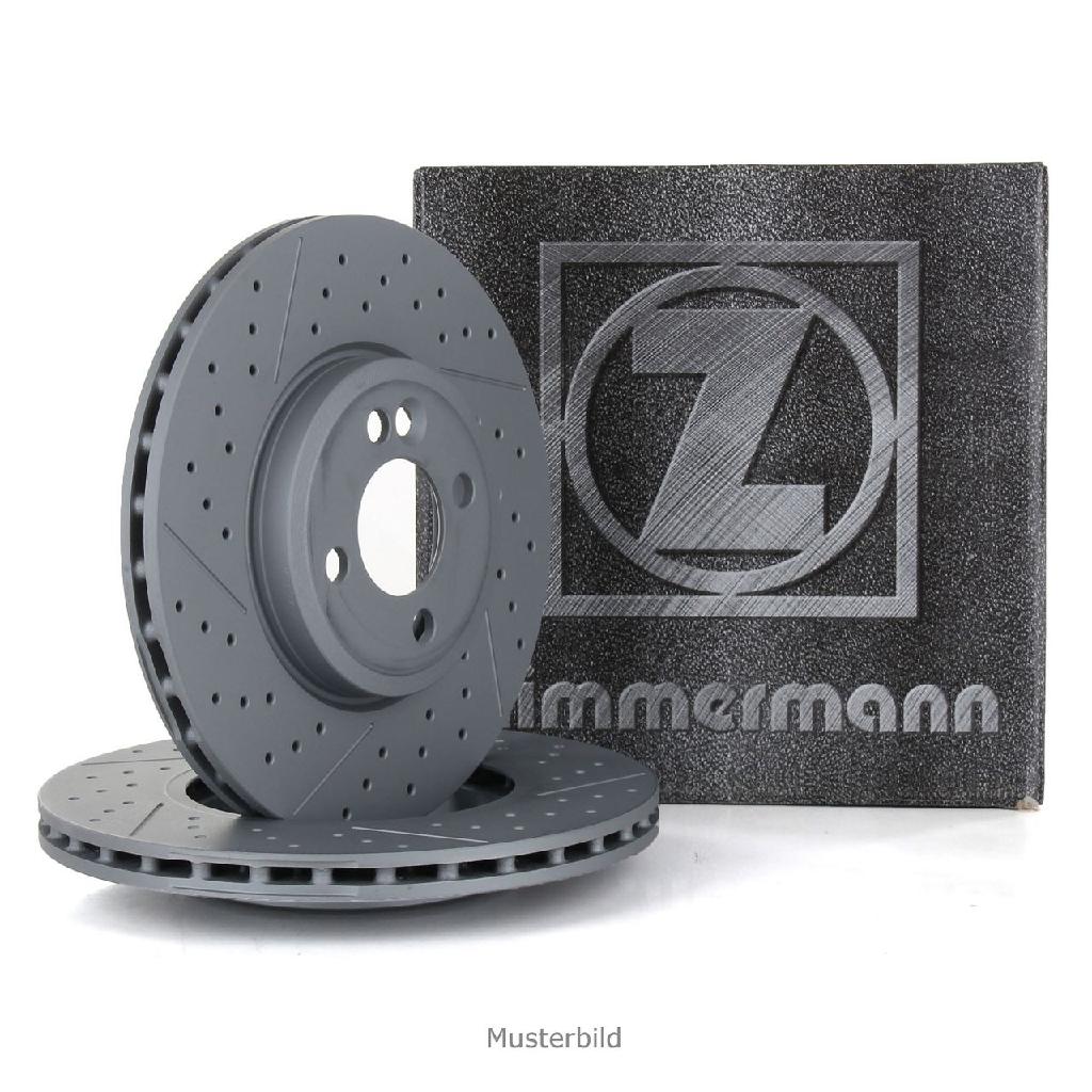 ZIMMERMANN Bremsscheibe 150.2980.20 + Bremsscheibe 150.2981.20