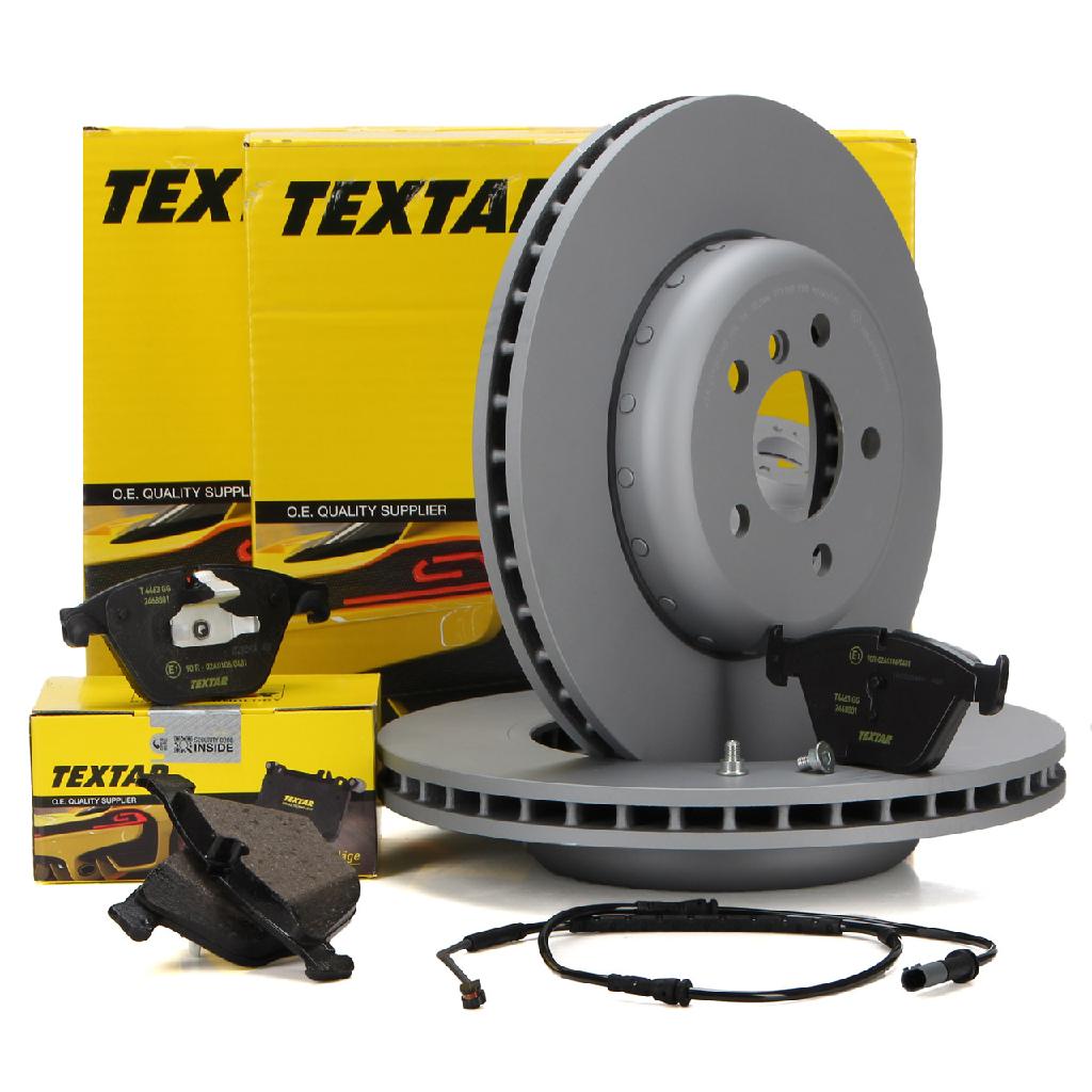 TEXTAR Bremsscheiben + Beläge BMW 5er F10 F11 528-535i 525d 530d 6er F06 vorne