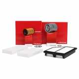 HERTH+BUSS JAKOPARTS Ölfilter J1314016 + Filter, Innenraumluft J1344006 + Luftfilter J1324049 + Kraftstofffilter J1334030