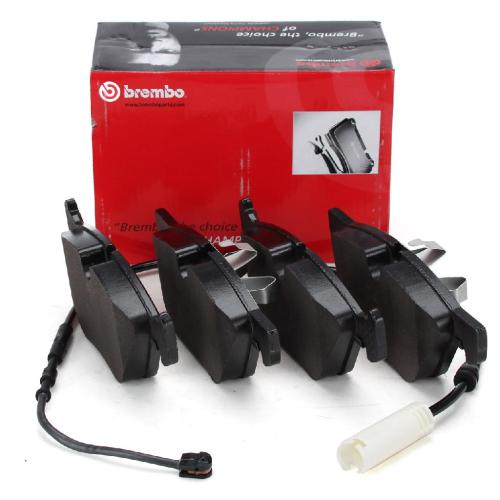 BREMBO P06040 Bremsbeläge + Warnkontakt BMW 1er E81-88 3er E90-93 ab 03.2010 vorne Bild BREMBO P06040 Bremsbeläge + Warnkontakt BMW 1er E81-88 3er E90-93 ab 03.2010 vorne