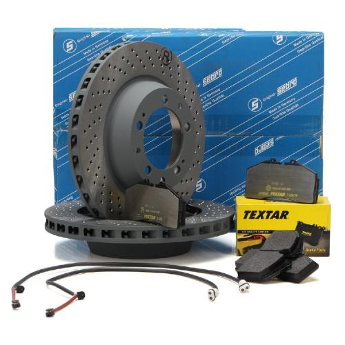SEBRO Bremsscheiben TEXTAR Beläge Wako PORSCHE 993 3.8 Carrera 4 / RS 3.6 Turbo/GT2 hinten Bild SEBRO Bremsscheiben TEXTAR Beläge Wako PORSCHE 993 3.8 Carrera 4 / RS 3.6 Turbo/GT2 hinten
