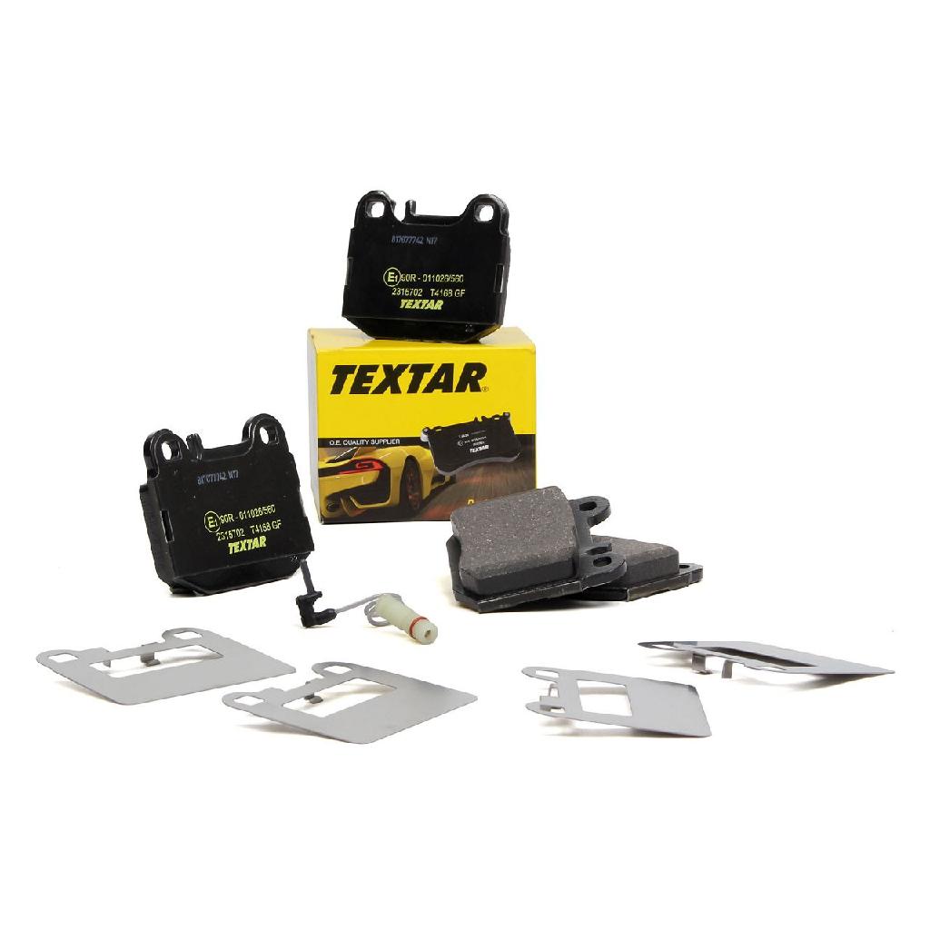 TEXTAR 2315702 Bremsbeläge + Wako MERCEDES M-Klasse W163 ML320 ML350 ML270CDI hinten