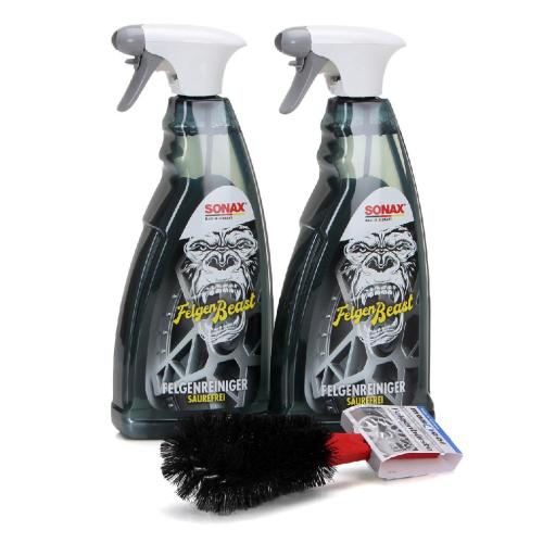 SONAX 433300 FelgenBeast säurefreier Felgenreiniger 2 Liter + Reinigungsbürste Bild SONAX 433300 FelgenBeast säurefreier Felgenreiniger 2 Liter + Reinigungsbürste