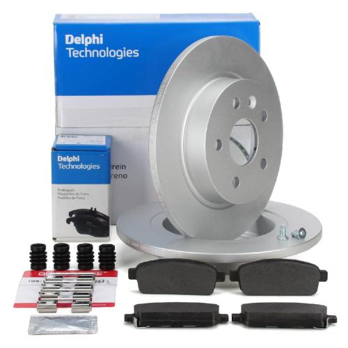 QUICK BRAKE Zubehörsatz, Scheibenbremsbelag 109-1818 DELPHI Bremsbelagsatz, Scheibenbremse LP2167 + Bremsscheibe BG4199C Bild QUICK BRAKE Zubehörsatz, Scheibenbremsbelag 109-1818 DELPHI Bremsbelagsatz, Scheibenbremse LP2167 + Bremsscheibe BG4199C
