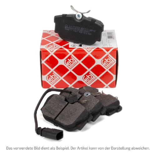 FEBI 16399 Bremsbeläge + Warnsensor MERCEDES E-Klasse W210 S210 CLK A208 hinten Bild FEBI 16399 Bremsbeläge + Warnsensor MERCEDES E-Klasse W210 S210 CLK A208 hinten