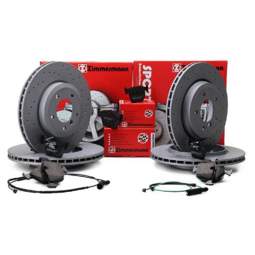 Zimmermann SPORT Bremsscheiben + Beläge + Wako BMW 3er E46 330i 330d vorne + hinten Bild Zimmermann SPORT Bremsscheiben + Beläge + Wako BMW 3er E46 330i 330d vorne + hinten