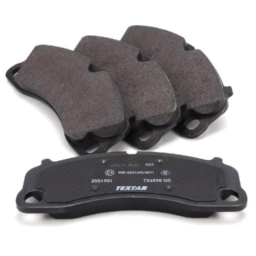 TEXTAR 2551901 Bremsbeläge + Wako PORSCHE 991 3.8 Turbo / S 520-607 PS vorne Bild TEXTAR 2551901 Bremsbeläge + Wako PORSCHE 991 3.8 Turbo / S 520-607 PS vorne