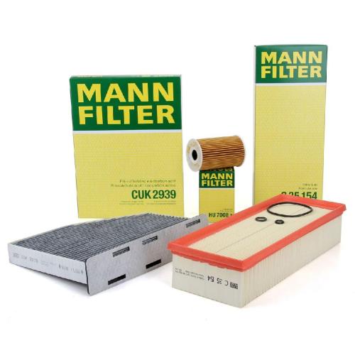 MANN-FILTER Luftfilter C 35 154 + Filter, Innenraumluft CUK 2939 + Ölfilter HU 7008 z Bild MANN-FILTER Luftfilter C 35 154 + Filter, Innenraumluft CUK 2939 + Ölfilter HU 7008 z