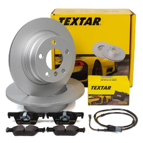 TEXTAR Bremsscheiben + Beläge + Sensor BMW 1er F20 F21 2er F22 F23 ohne M-Technik hinten Bild TEXTAR Bremsscheiben + Beläge + Sensor BMW 1er F20 F21 2er F22 F23 ohne M-Technik hinten