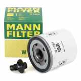 MANN Ölfilter + Schraube für FORD FOCUS 4 GALAXY KUGA MONDEO 5 S-MAX 2.0 EcoBlue