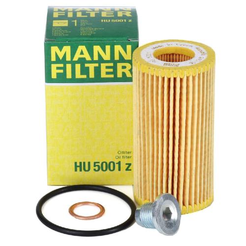 MANN HU5001Z Ölfilter + Schraube FORD Focus 4 MK4 Kuga 3 MK3 Transit Tourneo 1.5 EcoBlue Bild MANN HU5001Z Ölfilter + Schraube FORD Focus 4 MK4 Kuga 3 MK3 Transit Tourneo 1.5 EcoBlue