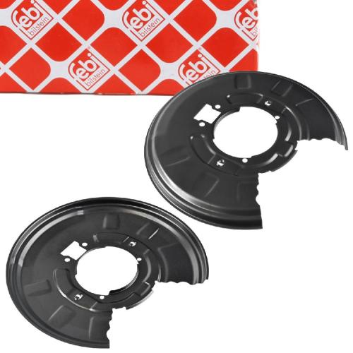 FEBI BILSTEIN Spritzblech, Bremsscheibe 171551 + Spritzblech, Bremsscheibe 171550 Bild FEBI BILSTEIN Spritzblech, Bremsscheibe 171551 + Spritzblech, Bremsscheibe 171550