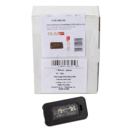 OLSA 1.05.080.80 LED Kennzeichenleuchte Nummernschildleuchte ALFA Giulia Stelvio hinten Bild OLSA 1.05.080.80 LED Kennzeichenleuchte Nummernschildleuchte ALFA Giulia Stelvio hinten