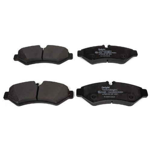 DELPHI Bremsbeläge + Warnkontakt MERCEDES Sprinter (907 910) hinten 9104203700 Bild DELPHI Bremsbeläge + Warnkontakt MERCEDES Sprinter (907 910) hinten 9104203700