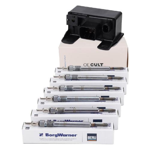 AIC Steuergerät Glühzeit + 6x BERU Glühkerze MERCEDES W210 W211 W220 OM613 OM648 Bild AIC Steuergerät Glühzeit + 6x BERU Glühkerze MERCEDES W210 W211 W220 OM613 OM648