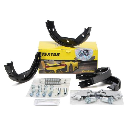 QUICK BRAKE Reparatursatz, Expander 120 53 010 + Zubehörsatz, Feststellbremsbacken 105-0621 TEXTAR Bremsbackensatz, Feststellbremse 91049300 Bild QUICK BRAKE Reparatursatz, Expander 120 53 010 + Zubehörsatz, Feststellbremsbacken 105-0621 TEXTAR Bremsbackensatz, Feststellbremse 91049300