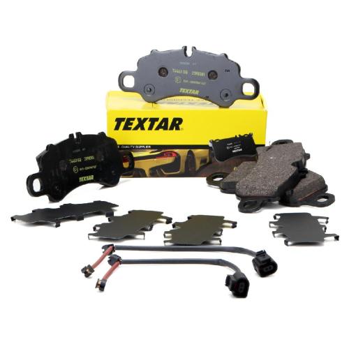 TEXTAR 2598301 Bremsbeläge + Wako PORSCHE 991 3.0 Carrera Boxster Cayman 982 S / GTS vorne Bild TEXTAR 2598301 Bremsbeläge + Wako PORSCHE 991 3.0 Carrera Boxster Cayman 982 S / GTS vorne