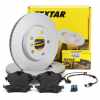 TEXTAR Bremsscheiben + Bel&auml;ge + Warnkontaktsensor MINI F55 F56 F60 F57 vorne