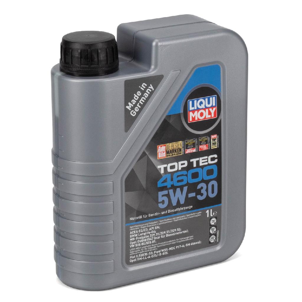 6L LIQUI MOLY TOP TEC 4600 5W-30 Motoröl + HENGST Ölfilter OPEL Insignia Zafira C 2.0 CDTI Bild 6L LIQUI MOLY TOP TEC 4600 5W-30 Motoröl + HENGST Ölfilter OPEL Insignia Zafira C 2.0 CDTI