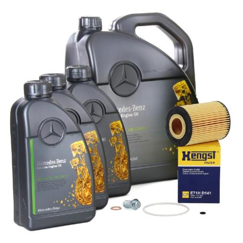 8L ORIGINAL 5W-30 MB 229.51 Motoröl + HENGST Ölfilter MERCEDES W204 W211 W212 W221 OM642 Bild 8L ORIGINAL 5W-30 MB 229.51 Motoröl + HENGST Ölfilter MERCEDES W204 W211 W212 W221 OM642