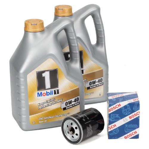 MOBIL Motoröl 153672 BOSCH Ölfilter F 026 407 271 Bild MOBIL Motoröl 153672 BOSCH Ölfilter F 026 407 271