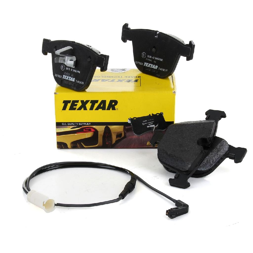 TEXTAR 2373001 Bremsbeläge + Wako BMW 5er E61 Touring 530i 545i 550i 535d hinten