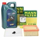 MANN Filterset + 5L CASTROL MAGNATEC 5W-20 E Motoröl FORD Fiesta 6 B-Max 12.5-1.6 Ti / ST