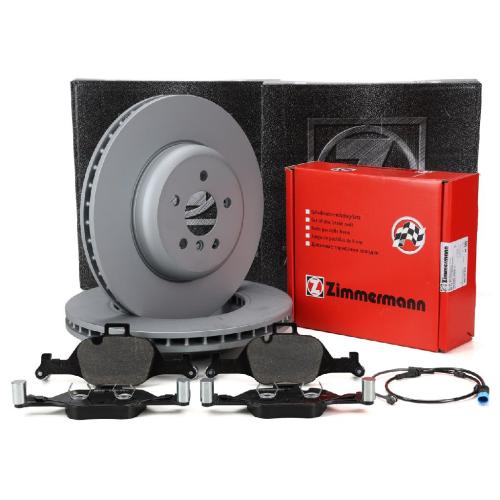 ZIMMERMANN Bremsscheiben + Beläge + Sensor für BMW X3 G01 X4 G02 ohne M-Sportbremse vorne Bild ZIMMERMANN Bremsscheiben + Beläge + Sensor für BMW X3 G01 X4 G02 ohne M-Sportbremse vorne