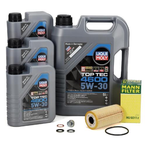 FA1 Verschlussschraube, Ölwanne 518.471.021 MANN-FILTER Ölfilter HU 6011 z LIQUI MOLY Motoröl 3756 + Motoröl 3755 Bild FA1 Verschlussschraube, Ölwanne 518.471.021 MANN-FILTER Ölfilter HU 6011 z LIQUI MOLY Motoröl 3756 + Motoröl 3755