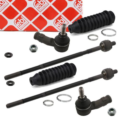 FEBI BILSTEIN Axialgelenk, Spurstange 33908 + Spurstangenkopf 03583 + Spurstangenkopf 02238 + Faltenbalgsatz, Lenkung 17882 Bild FEBI BILSTEIN Axialgelenk, Spurstange 33908 + Spurstangenkopf 03583 + Spurstangenkopf 02238 + Faltenbalgsatz, Lenkung 17882