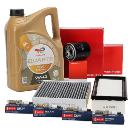 HERTH+BUSS Filterset + 4x DENSO Zündkerze + 5L TOTAL Motoröl SMART ForFour 454 1.5 BRABUS Bild HERTH+BUSS Filterset + 4x DENSO Zündkerze + 5L TOTAL Motoröl SMART ForFour 454 1.5 BRABUS