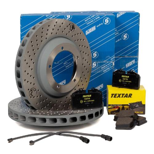 SEBRO Bremsscheiben + TEXTAR Beläge + Wako für PORSCHE 911 3.3 / SC Turbo vorne Bild SEBRO Bremsscheiben + TEXTAR Beläge + Wako für PORSCHE 911 3.3 / SC Turbo vorne