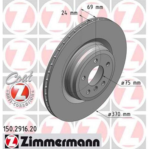 ZIMMERMANN Bremsscheiben + Beläge + Wako BMW 5er F07 Gran Turismo 550i hinten Bild ZIMMERMANN Bremsscheiben + Beläge + Wako BMW 5er F07 Gran Turismo 550i hinten