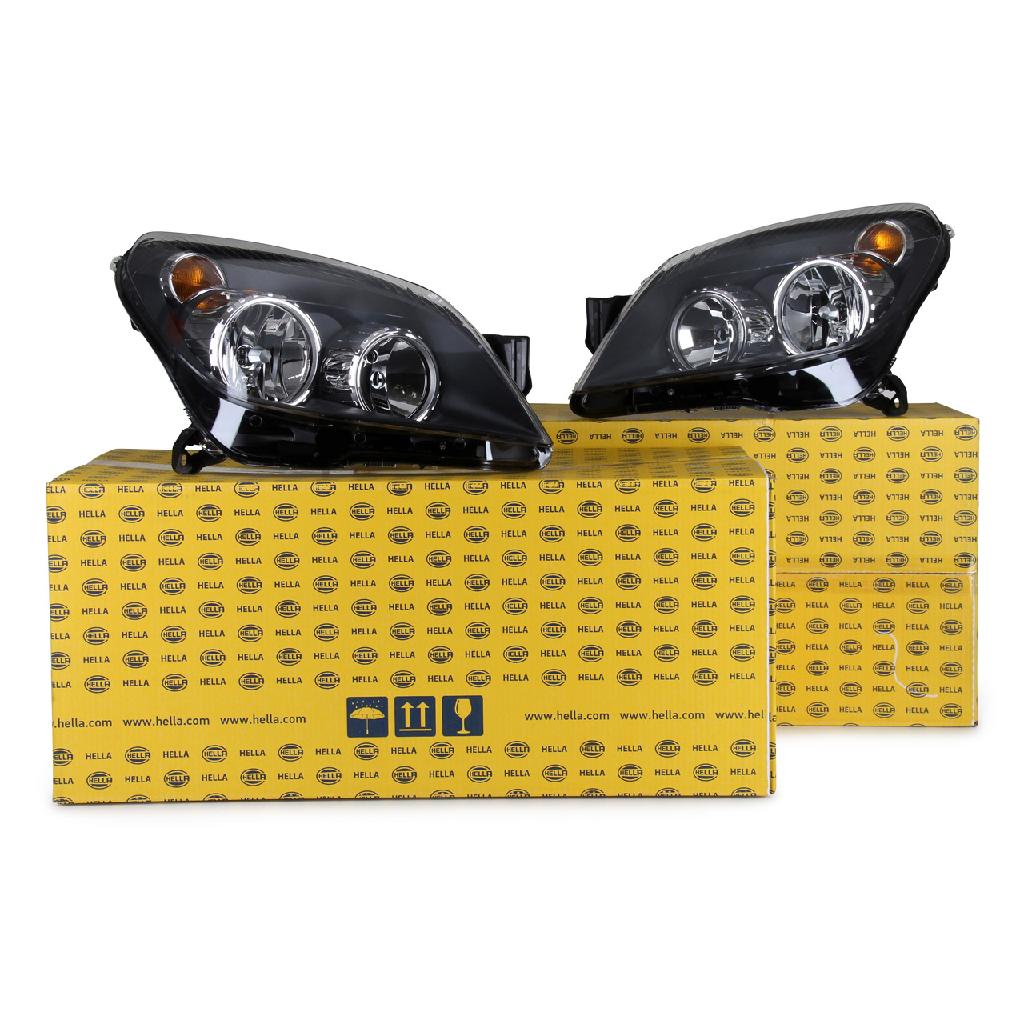HELLA Hauptscheinwerfer 1EG 270 370-311 + Hauptscheinwerfer 1EG 270 370-321