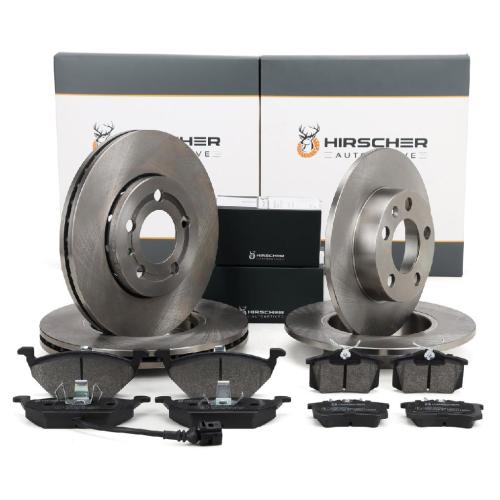 HIRSCHER Bremsscheiben Beläge Sensor VW Golf 4 Polo 9N IBiza 3 4 Fabia 1 2 vorne + hintem Bild HIRSCHER Bremsscheiben Beläge Sensor VW Golf 4 Polo 9N IBiza 3 4 Fabia 1 2 vorne + hintem