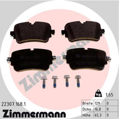 Zimmermann SPORT Bremsscheiben + Beläge + Wako AUDI Q7 (4MB, 4MG) hinten Bild Zimmermann SPORT Bremsscheiben + Beläge + Wako AUDI Q7 (4MB, 4MG) hinten