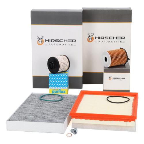 HIRSCHER Filterset 4-tlg CITROEN C3 Aircross II OPEL Crossland X 1.6 BlueHDi 99-120 PS Bild HIRSCHER Filterset 4-tlg CITROEN C3 Aircross II OPEL Crossland X 1.6 BlueHDi 99-120 PS