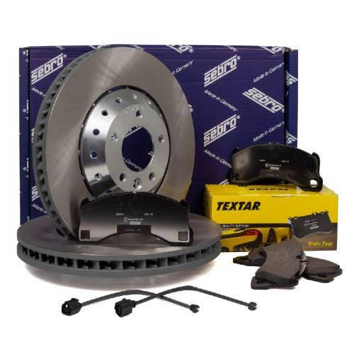 SEBRO Bremsscheiben + TEXTAR Beläge + Wako PORSCHE Cayenne (92A) 1ZL/1LH vorne Bild SEBRO Bremsscheiben + TEXTAR Beläge + Wako PORSCHE Cayenne (92A) 1ZL/1LH vorne
