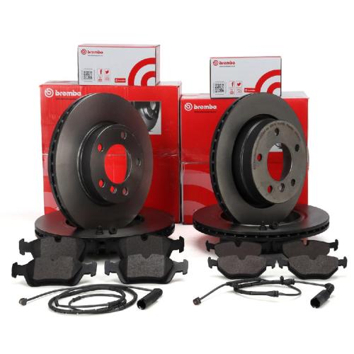 BREMBO Bremsscheiben + Beläge + Wako BMW 3er E46 316-323i 318d 320d vorne + hinten Bild BREMBO Bremsscheiben + Beläge + Wako BMW 3er E46 316-323i 318d 320d vorne + hinten