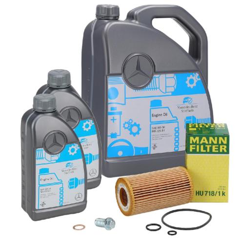 7L ORIGINAL 5W-30 MB 229.51 Motoröl + MANN Ölfilter MERCEDES-BENZ OM611 OM612 OM646 OM647 Bild 7L ORIGINAL 5W-30 MB 229.51 Motoröl + MANN Ölfilter MERCEDES-BENZ OM611 OM612 OM646 OM647