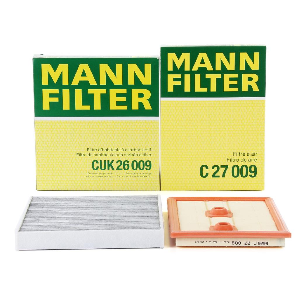 MANN-FILTER Filter, Innenraumluft CUK 26 009 + Luftfilter C 27 009