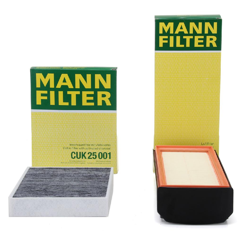 MANN-FILTER Filter, Innenraumluft CUK 25 001 + Luftfilter C 37 009