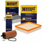 HENGST FILTER Luftfilter E1079L + Ölfilter E362H D313 + Filter, Innenraumluft E2991LC