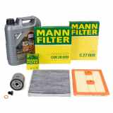 MANN Filterset + 5L LIQUI MOLY 5W30 Motoröl VW Golf 7 Passat B8 A3 8V Q2 GA 1.2/1.4 TSI