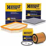 HENGST FILTER Luftfilter E852L + Ölfilter E61H D215 + Filter, Innenraumluft E2933LC